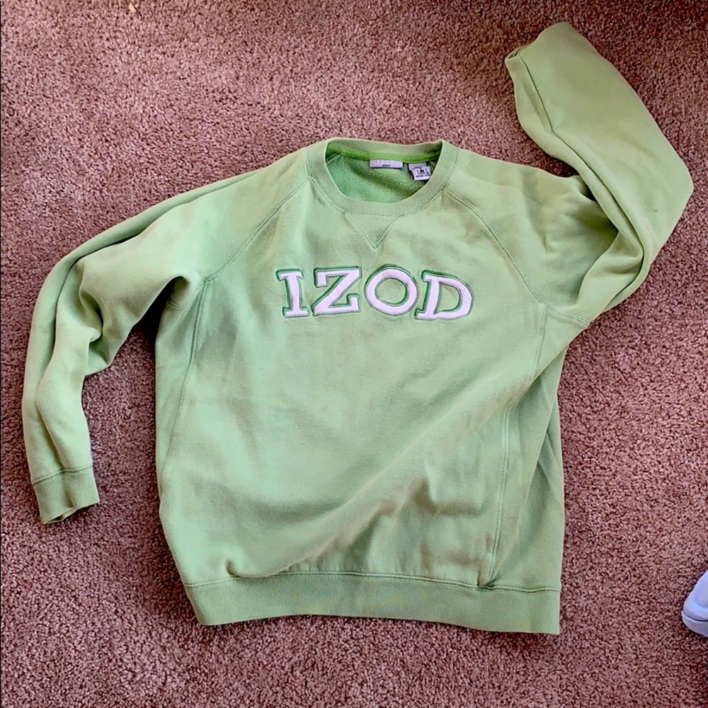 Izod Lime Green Sweatshirt